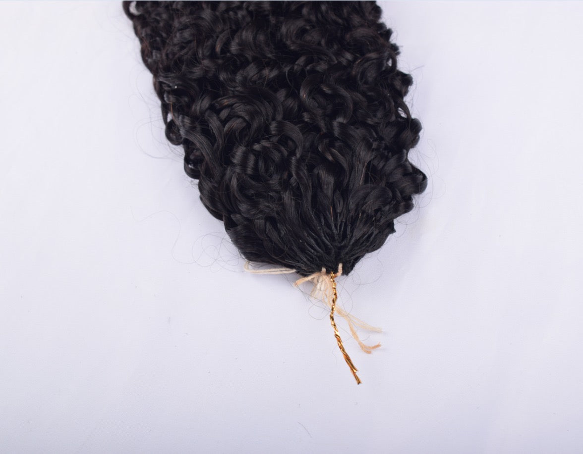Cambodian Pixie Curly  feather crochet human hair Reusable