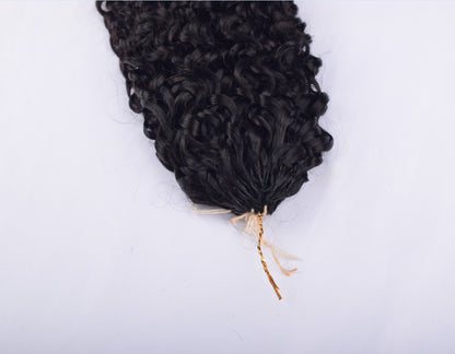 Cambodian Pixie Curly  feather crochet human hair Reusable