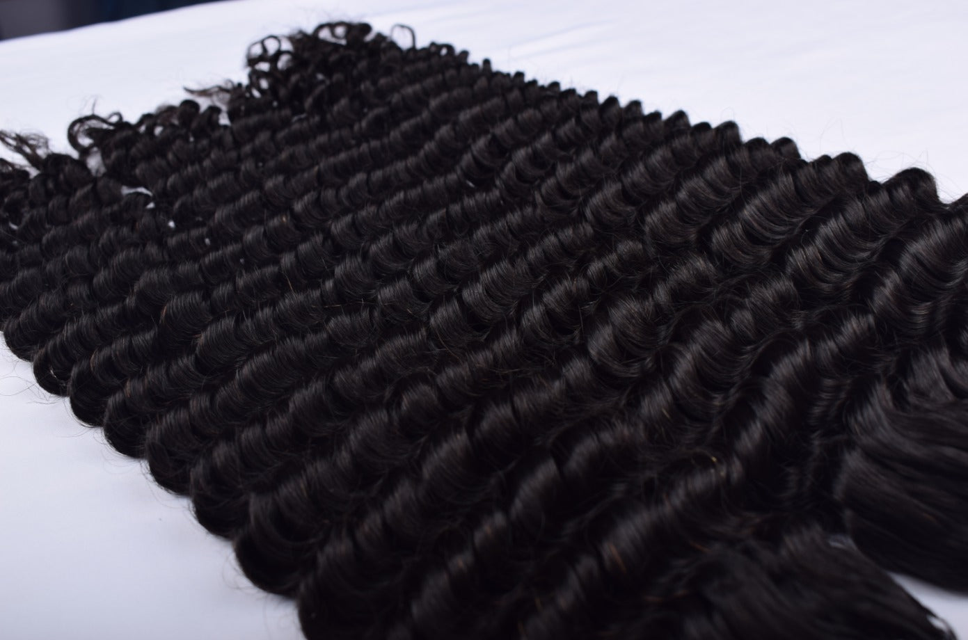 Deep Wave Feather Crochet Human Hair Reusable