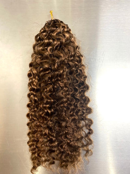 Indian Curly Feather Crochet Human Hair – Reusable