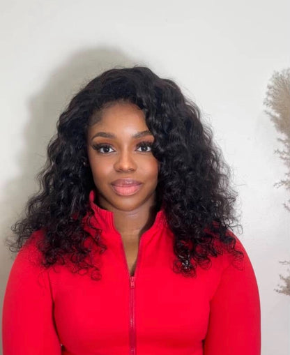 Italian  Curly,Loose Curls feather Crochet Human Hair Reusable