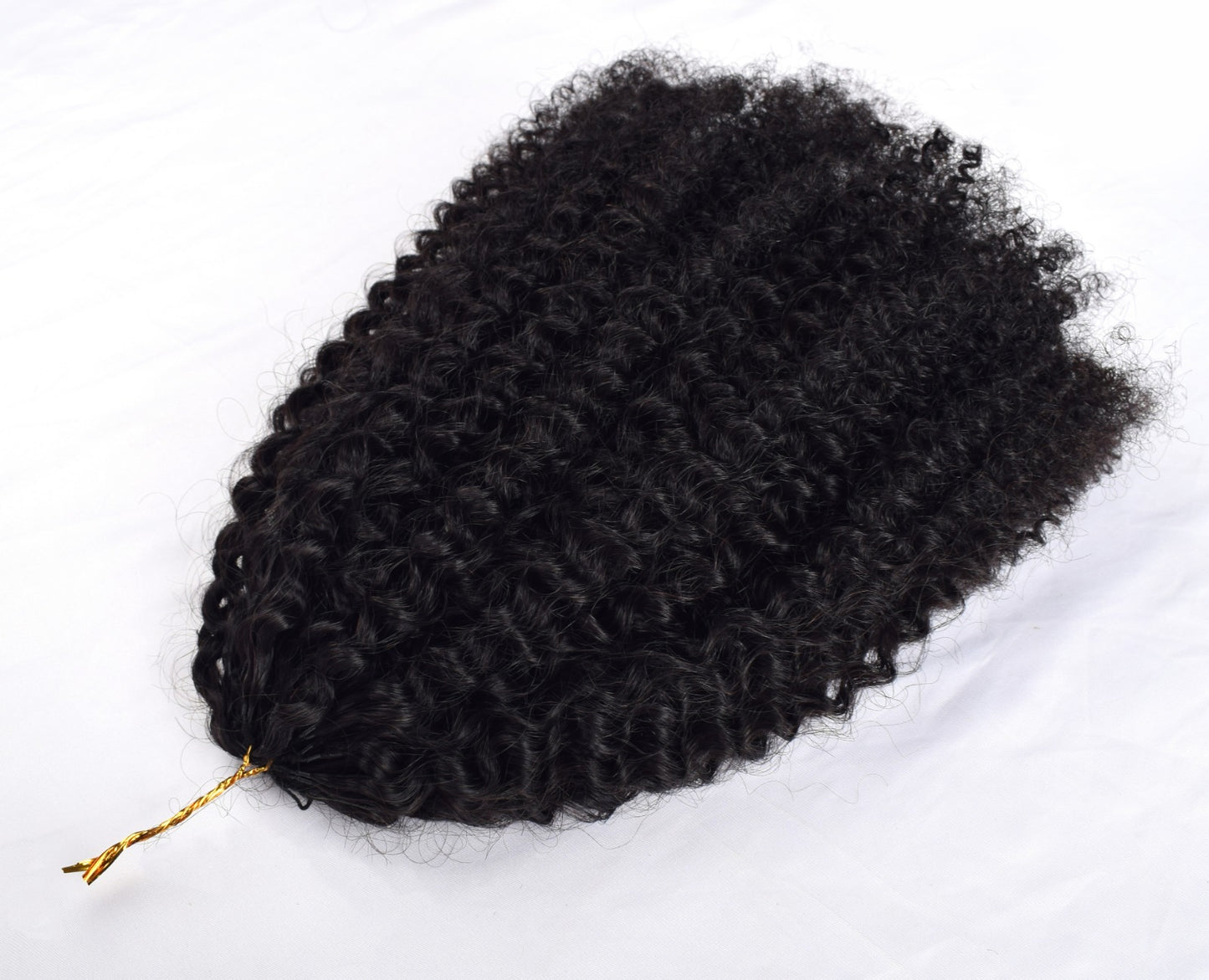 Kinky curly feather crochet human hair Reusable
